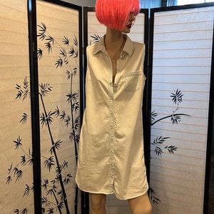 GAP-faded denim dress